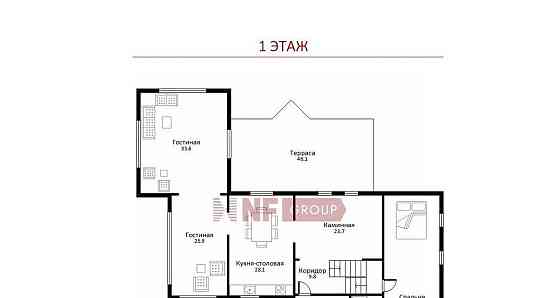 Коттедж, 520 м2, 30.7 сотки, 3 эт. Наро-Фоминск