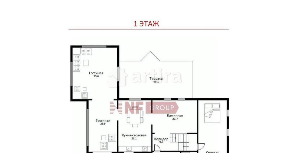 Коттедж, 520 м2, 30.7 сотки, 3 эт. Наро-Фоминск - изображение 5