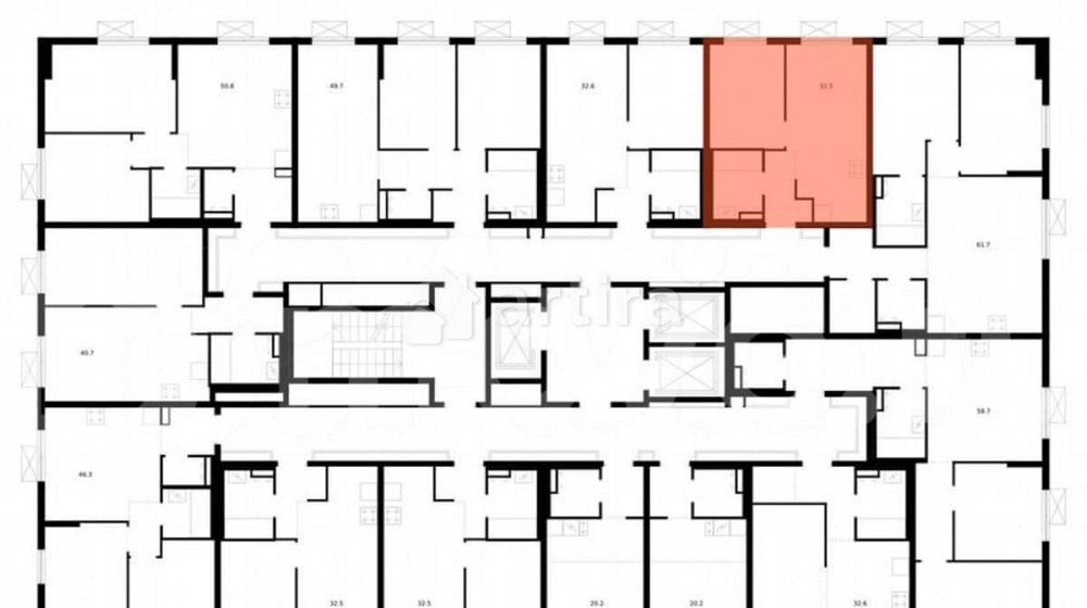 1-комн. квартира, 32.5 м2, 20/24 эт. Москва - изображение 2