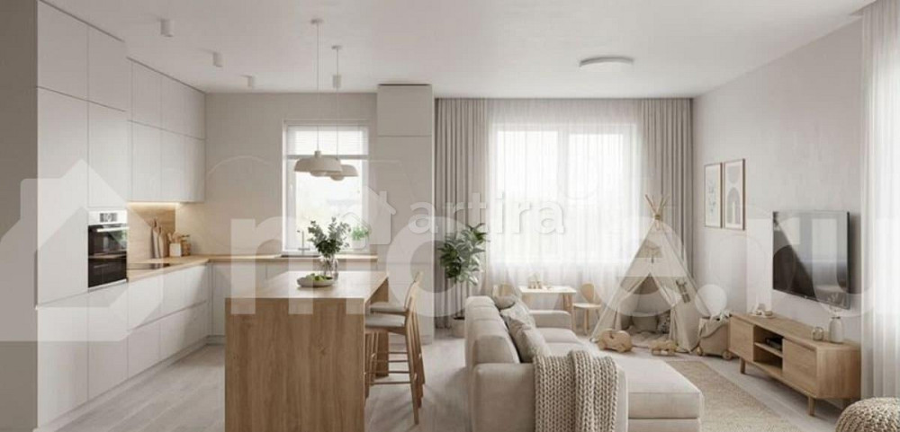 2-комн. квартира, 58.6 м2, 17/31 эт. Москва - изображение 1