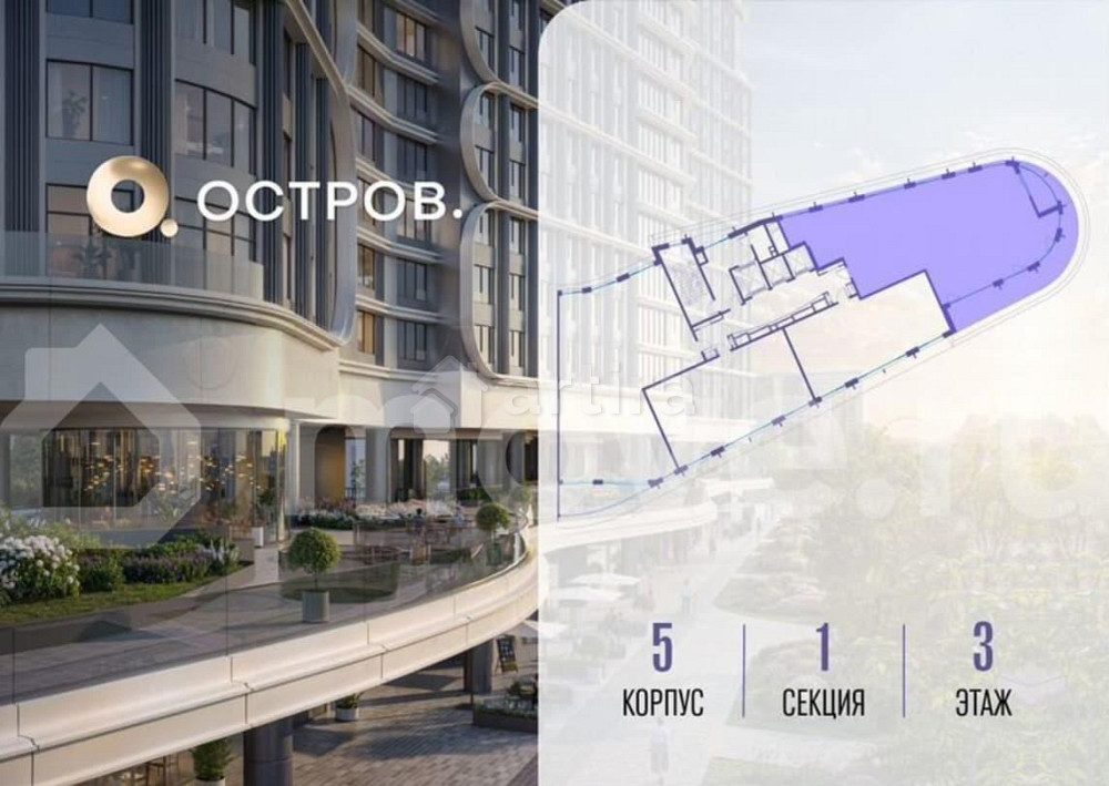 6-комн. квартира, 180.8 м2, 3/19 эт. Москва - изображение 6