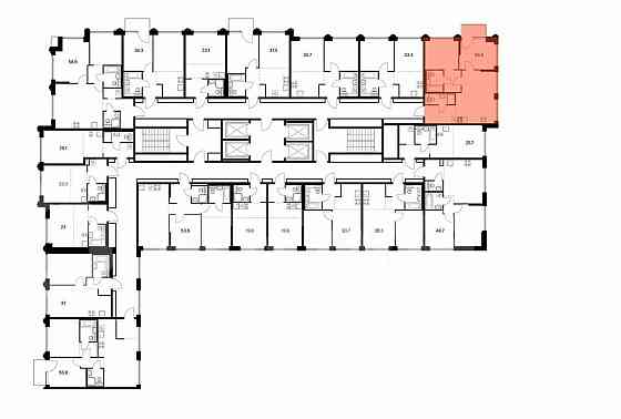2-комн. квартира, 53.5 м2, 3/24 эт. Москва