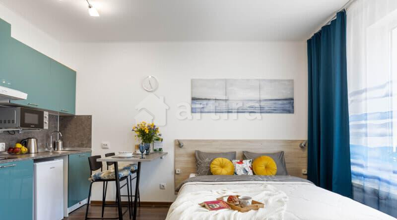 1-комн. апарт-ы, 30 м2, 10/12 эт. Санкт-Петербург - изображение 3