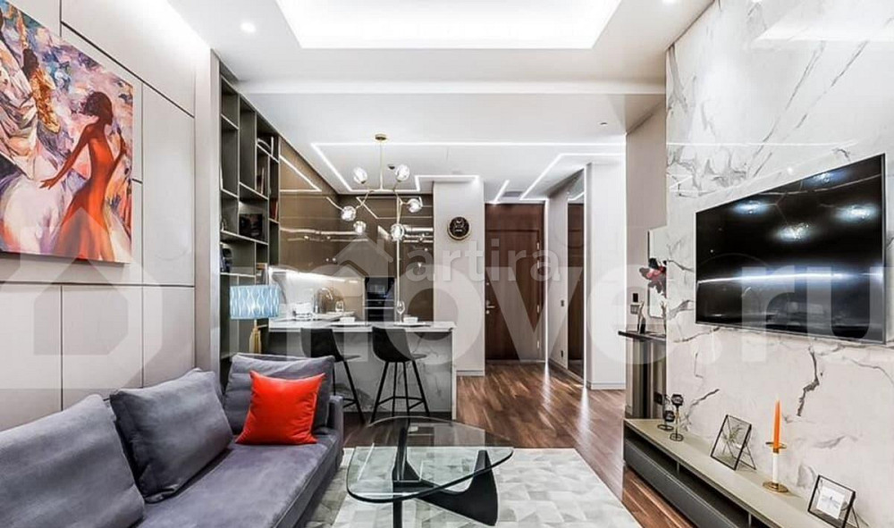 2-комн. апарт-ы, 64 м2, 40/78 эт. Москва - изображение 3