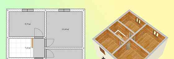 Дом, 110 м2, 7.74 сотки, 2 эт. Гатчина