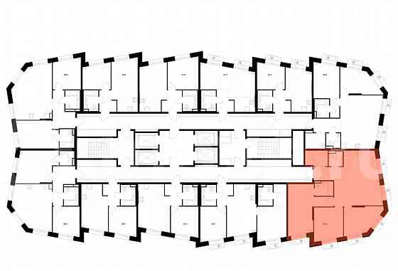 3-комн. квартира, 88.9 м2, 20/22 эт. Москва