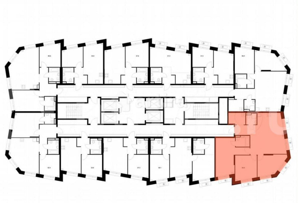 3-комн. квартира, 88.9 м2, 20/22 эт. Москва - изображение 3