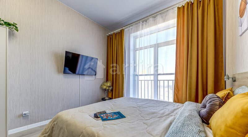 1-комн. апарт-ы, 27 м2, 20/22 эт. Санкт-Петербург - изображение 3