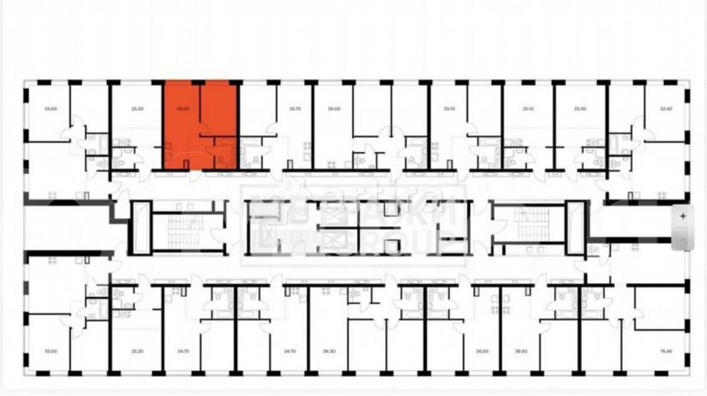 1-комн. квартира, 36 м2, 50/50 эт. Москва - изображение 2