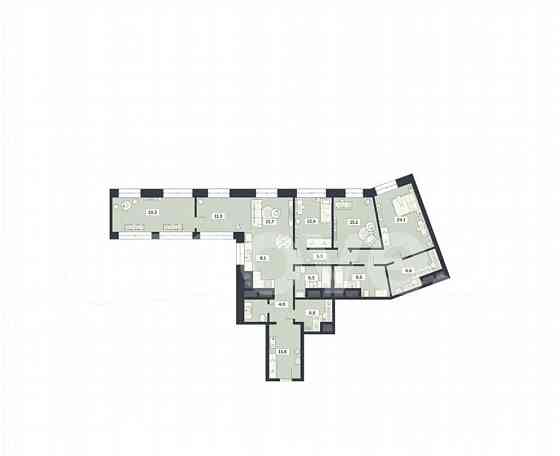 4-комн. квартира, 169.1 м2, 27/27 эт. Москва