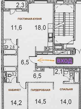 4-комн. квартира, 105 м2, 11/21 эт. Москва