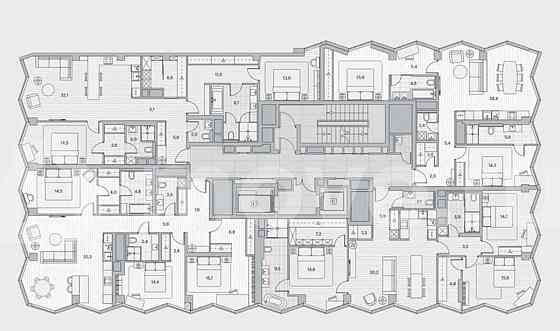 3-комн. пентхаус, 117 м2, 2/26 эт. Москва
