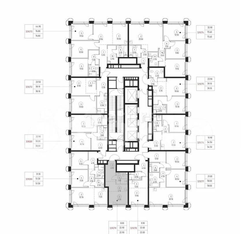 Студия, 22.9 м2, 29/45 эт. Москва - изображение 3