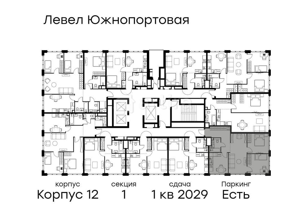 3-комн. квартира, 64 м2, 20/20 эт. Москва - изображение 11
