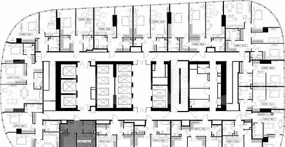 1-комн. квартира, 56.3 м2, 39/90 эт. Москва