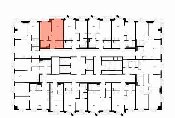 1-комн. квартира, 34.8 м2, 20/23 эт. Москва