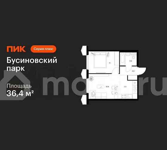 1-комн. квартира, 36.4 м2, 24/24 эт. Москва