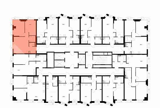 2-комн. квартира, 48.5 м2, 19/23 эт. Москва