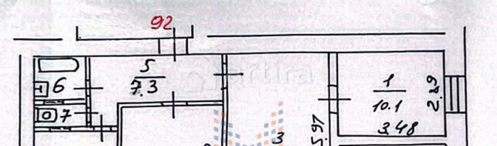 Комната, 39.9 м2, 4/8 эт. Москва - изображение 5