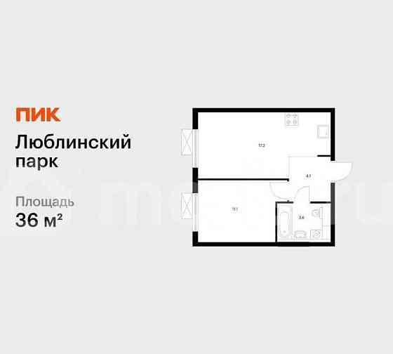 1-комн. квартира, 36 м2, 16/16 эт. Москва
