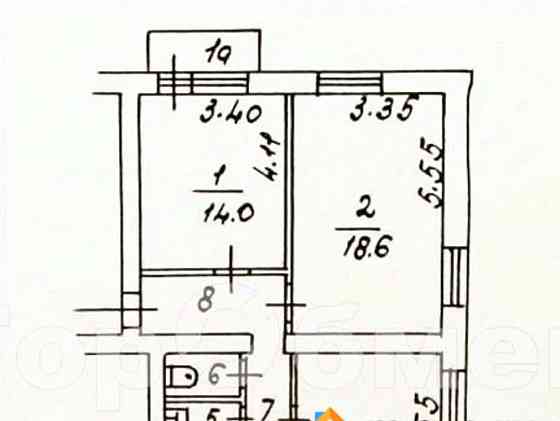 Комната, 14 м2, 2/5 эт. Москва
