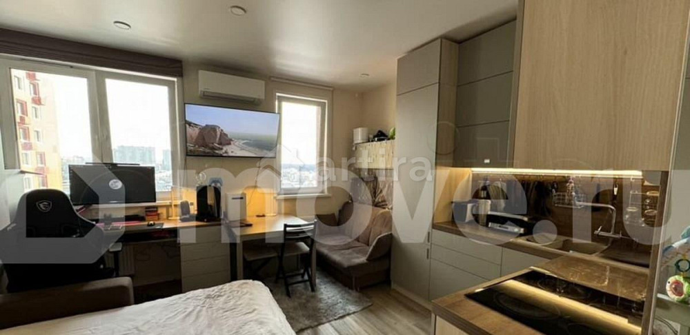 Студия, 27.7 м2, 9/23 эт. Москва - изображение 3