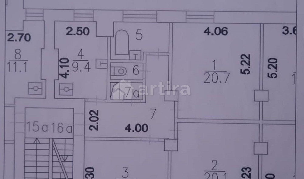 Комната, 20.1 м2, 5/5 эт. Москва - изображение 3