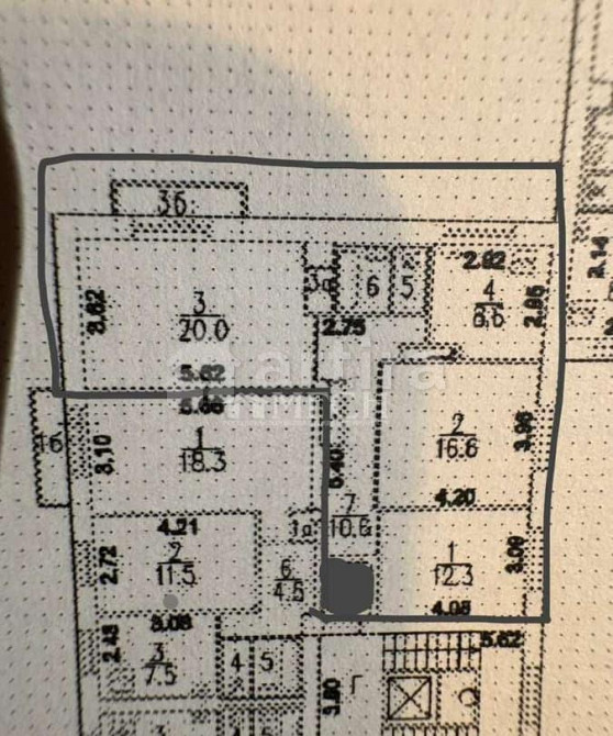 3-комн. квартира, 71.9 м2, 4/8 эт. Москва - изображение 10