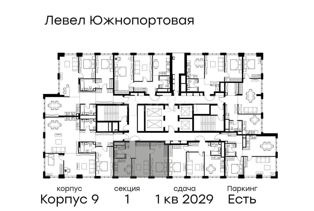 2-комн. квартира, 50.4 м2, 45/49 эт. Москва - изображение 14