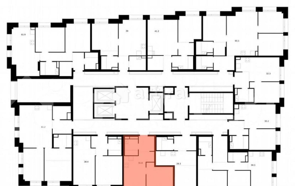 1-комн. квартира, 31.8 м2, 16/23 эт. Москва - изображение 3