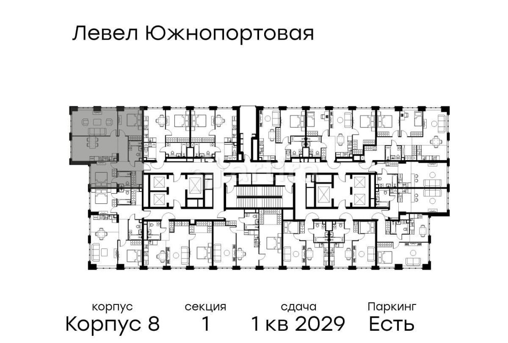 3-комн. квартира, 84.4 м2, 5/49 эт. Москва - изображение 19