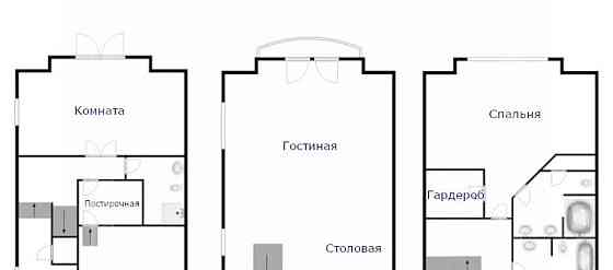 Коттедж, 160 м2, 2 сотки, 3 эт. Москва