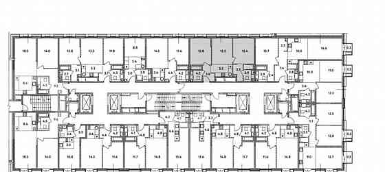3-комн. квартира, 58.2 м2, 3/24 эт. Москва