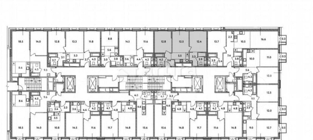 3-комн. квартира, 58.2 м2, 3/24 эт. Москва - изображение 5