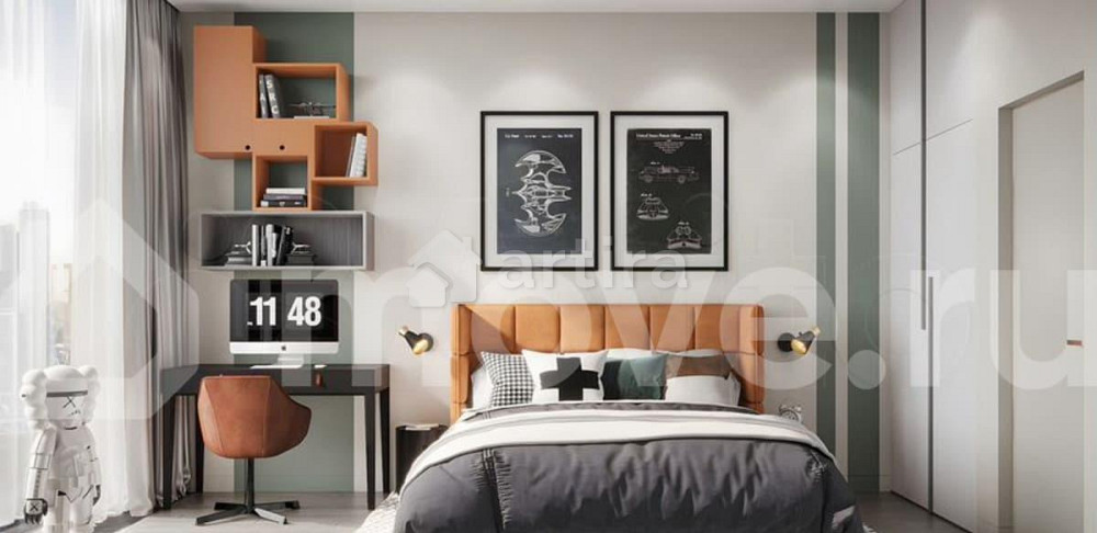 4-комн. квартира, 90 м2, 27/45 эт. Москва - изображение 4