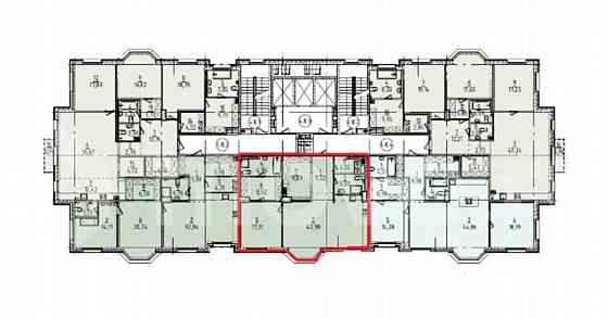1-комн. квартира, 103.4 м2, 4/14 эт. Москва