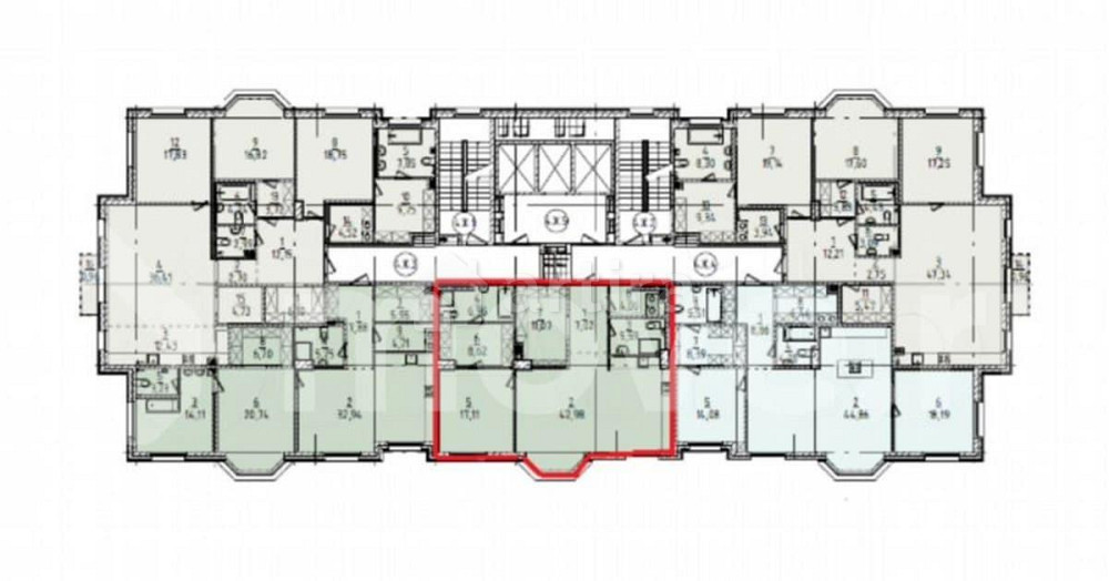 1-комн. квартира, 103.4 м2, 4/14 эт. Москва - изображение 5
