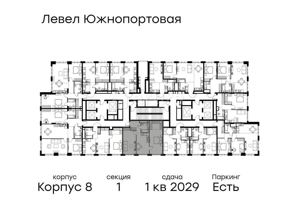 2-комн. квартира, 64.9 м2, 31/49 эт. Москва - изображение 19