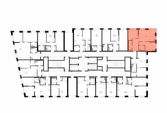 2-комн. квартира, 62 м2, 13/43 эт. Москва
