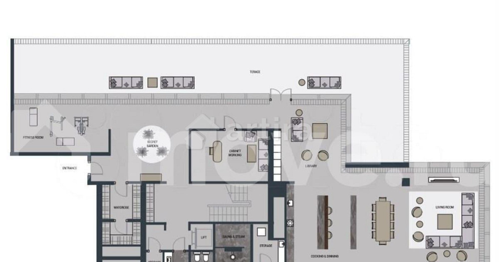 5-комн. апарт-ы, 588.1 м2, 66/66 эт. Москва - изображение 4