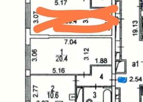 1-комн. квартира, 39.6 м2, 21/46 эт. Москва