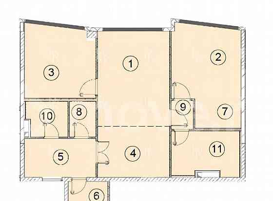 3-комн. квартира, 86.5 м2, 10/24 эт. Москва