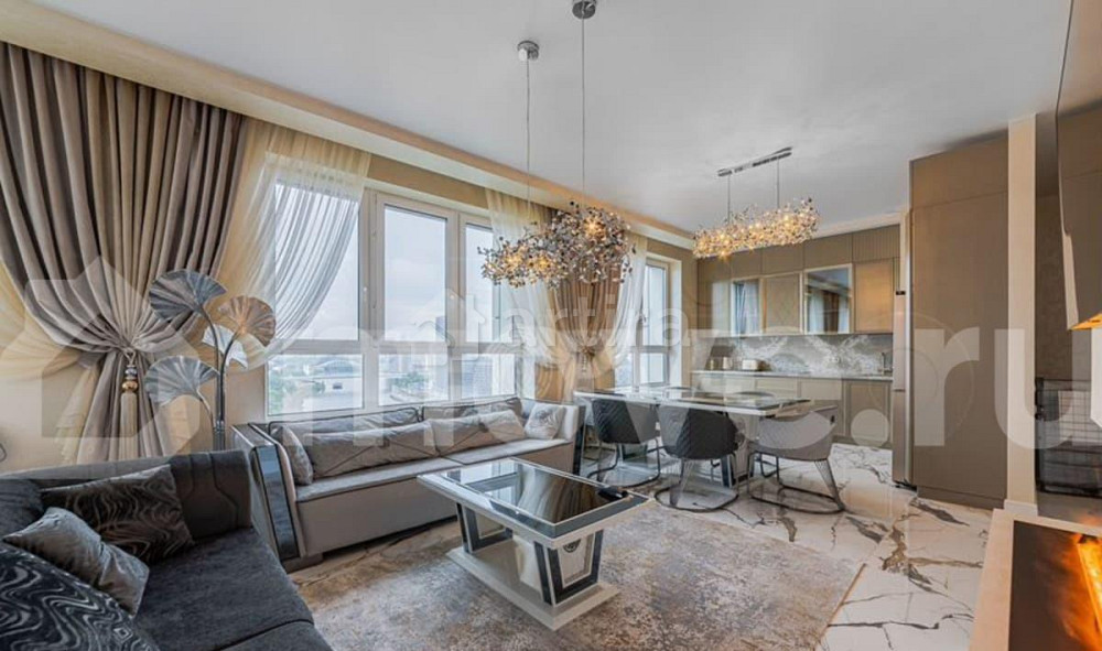 3-комн. апарт-ы, 87 м2, 12/37 эт. Москва - изображение 3