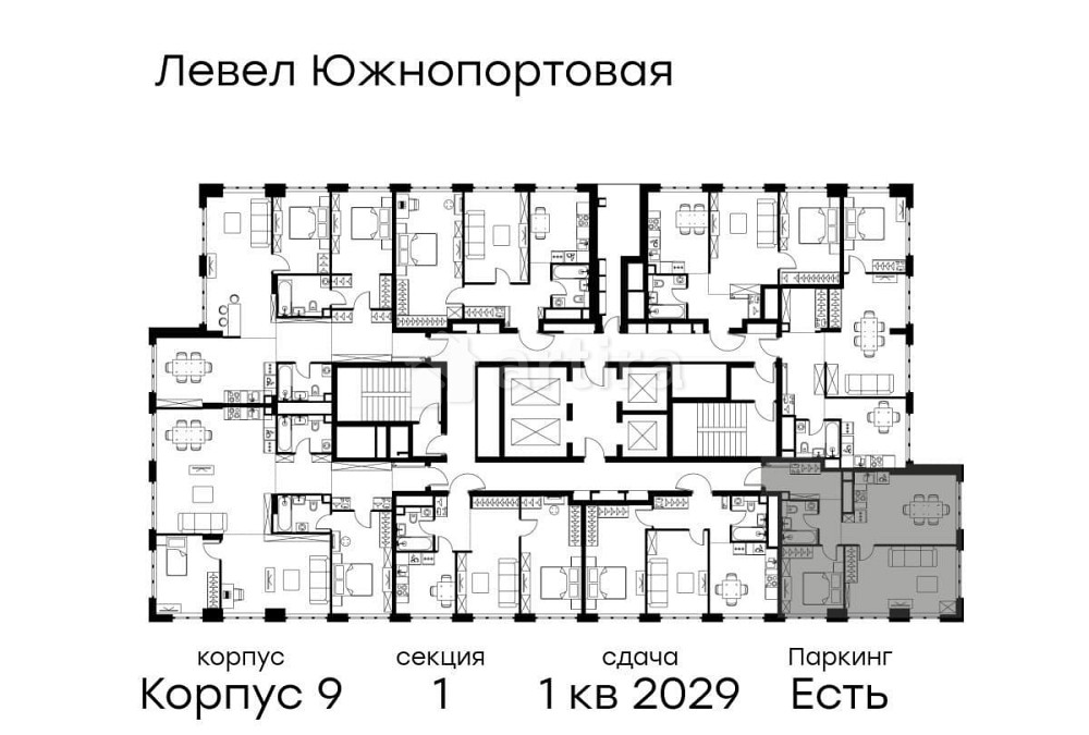 2-комн. квартира, 58.2 м2, 46/49 эт. Москва - изображение 5