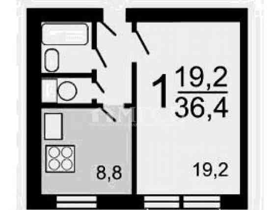 1-комн. квартира, 36.4 м2, 2/9 эт. Москва