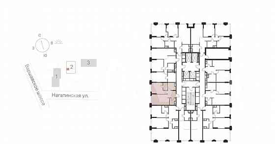 1-комн. квартира, 46.6 м2, 17/28 эт. Москва