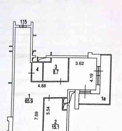 3-комн. квартира, 93 м2, 13/22 эт. Москва