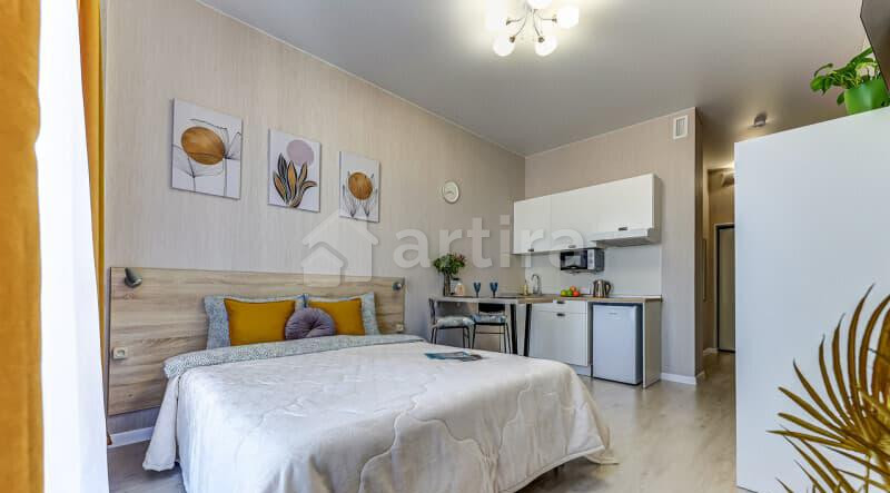 1-комн. апарт-ы, 27 м2, 20/22 эт. Санкт-Петербург - изображение 1