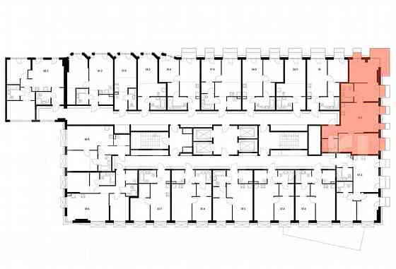2-комн. квартира, 74.1 м2, 2/30 эт. Москва