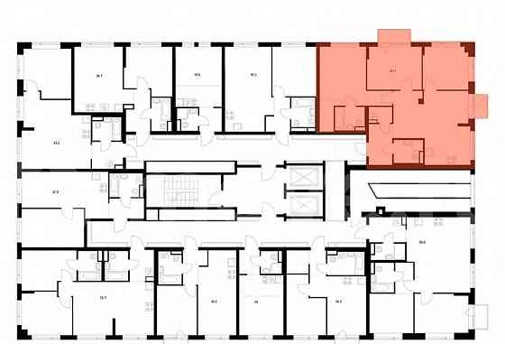 3-комн. квартира, 81.1 м2, 12/16 эт. Москва